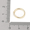 Brass Locking Jump Rings KK-S369-01G-05-3