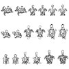 90Pcs 9 Styles Tibetan Style Zinc Alloy Charms TIBEP-CJ0002-02-9