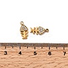 304 Stainless Steel with Rhinestone Pendants STAS-Z157-05G-3