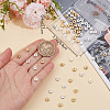 80Pcs 2 Colors 304 Stainless Steel Spacer Beads STAS-BBC0004-30-3