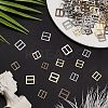120Pcs 12 Style Alloy Slide Buckles FIND-FG0001-37-6