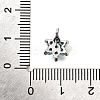 Brass Micro Pave Cubic Zirconia Pendants KK-D356-01B-P-3