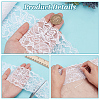 Polyester Elastic Flower Lace Trim Fabric DIY-WH0632-94B-4