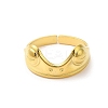 Ion Plating(IP) 304 Stainless Steel Cuff Finger Rings RJEW-L107-008G-2