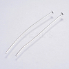 Tarnish Resistant 304 Stainless Steel Flat Head Pins X-STAS-F146-01P-40mm-1