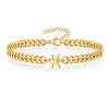 Letter 304 Stainless Steel Link Bracelets FS-WG7830E-10-1