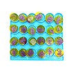 DIY Flat Round with Flower Pattern Pendant Food Grade Silicone Molds LS-DIY-G083-07-1
