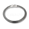 304 Stainless Steel Wheat Chain Bracelets for Women Men STAS-N117-02ASP-4