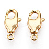 Brass Lobster Claw Clasps KK-N254-11G-1