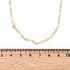 2.8MM Brass Oval Link Chain Necklaces  for Women NJEW-F355-03G-5
