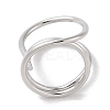 Non-Tarnish 304 Stainless Steel Finger Rings for Women RJEW-G315-01P-2