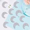 Resin Rhinestone Hotfix Rhinestone Iron on/Sew on Cloth Patches DIY-WH20063-030E-7