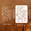 Large Plastic Reusable Drawing Painting Stencils Templates DIY-WH0202-450-2