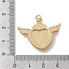 Brass Micro Pave Cubic Zirconia Pendants KK-D431-034D-G-3