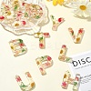 26Pcs 26 Styles Transparent Epoxy Resin Pendants CRES-YW0002-28D-4