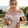 3 Yards Glass Rhinestone Chains DIY-DR0002-10A-5