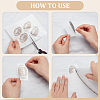 Glitter Hotfix Rhinestone(Hot Melt Adhesive On The Back) ABAG-WH0496-48A-4