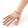 Nuggets Natural Labradorite Stretch Beaded Bracelets BJEW-JB05805-04-5