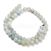 Natural Aquamarine Beads Strands G-L642-F05-8mm-3