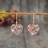 Resin Hoop Earrings FS-WG60B6C-01-1