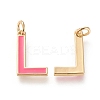 Brass Enamel Pendants KK-R139-01L-2