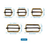 Iron Adjuster Slides Buckles IFIN-TA0001-41AB-8