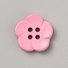 Spray Painted Plastic Buttons FIND-WH0152-394B-07-1