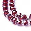 Glass Beads Strands EGLA-F148-A18-3