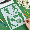 Plastic Drawing Painting Stencils Templates DIY-WH20012-07A-3