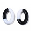 Two Tone Opaque Acrylic Linking Rings OACR-S038-035-4