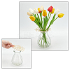3Pcs Stainless Steel Flower Arrangement Insert Lids with 6Pcs Alligator Hair Clip Findings FIND-WR0011-48B-3