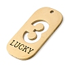 304 Stainless Steel Pendants STAS-D200-02D-G-2