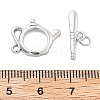 Brass Toggle Clasps KK-L222-010P-3