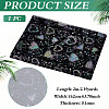 Heart Pattern Polyester Mesh Fabric DIY-WH0591-146C-2