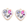 Printed Alloy Pendants ENAM-ZX002-36C-2