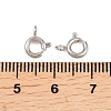 304 Stainless Steel Spring Gate Rings X-STAS-P437-11P-3