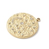 304 Stainless Steel Rhinestone Pendants STAS-Z122-53G-2