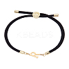 1Pc Adjustable Nylon Cord Slider Bracelets for Women BJEW-LP0001-32R-01-1