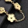 304 Stainless Steel Link Bracelets for Women BJEW-P354-03A-G-2