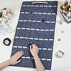 Felt Hanging Hair Claw Clip Organizer Holder for Women Girls AJEW-WH0596-113B-01-3