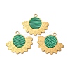 Synthetic Malachite Pendants STAS-A080-05G-1