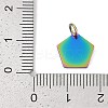 Ion Plating(IP) 304 Stainless Steel Stamping Blank Tag Charms STAS-I311-23RC-3