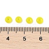 Imitation Jade Glass Seed Beads SEED-Q038-01D-2
