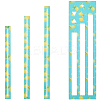 1Pc Acrylic Zipper Pocket Template DIY-CP0013-21-1