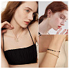 5Pcs 5 Styles Brass Micro Pave Cubic Zirconia Pendants KK-TA0002-99-8