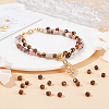 1 Strand Natural Tiger Eye Beads Strands G-OC0005-50-5