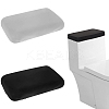 2 Colors Polyester Toilet Lid Dust Cover AJEW-CN0003-21A-1