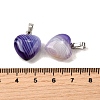 Natural Agate Pendants G-I311-A01-6