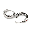 316 Surgical Stainless Steel Hoop Earrings EJEW-D096-09P-AS-2