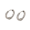 Tarnish Resistant 304 Stainless Steel Hoop Earrings EJEW-P177-P-20-1